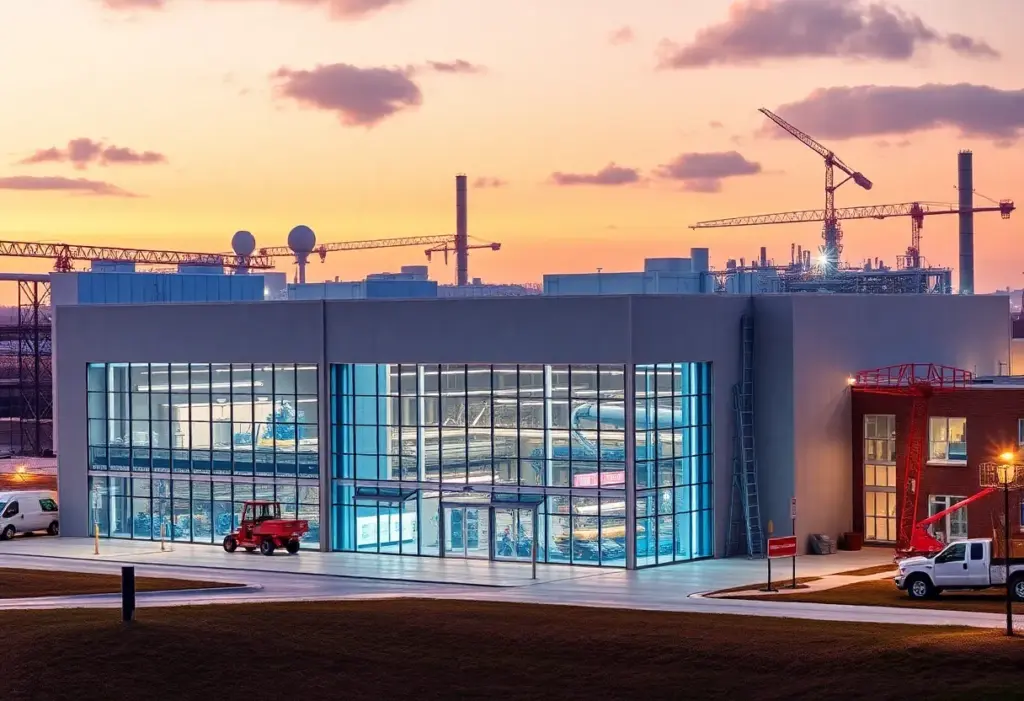 Rendering of Foxconn manufacturing facility in Louisville, Kentucky