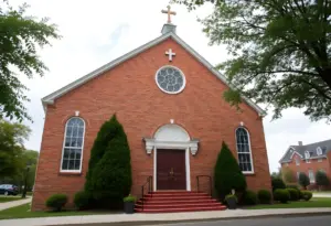 Exterior view of Historic St. Paul AME Church in Lexington