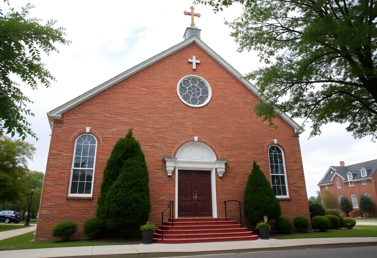 Exterior view of Historic St. Paul AME Church in Lexington