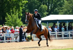 Equestrian competition at the Kentucky Horse Park