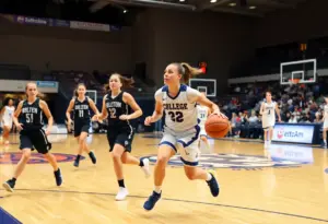 Kentucky Wildcats women's basketball team in action during a game