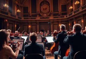 Orchestra performing at Lexington Opera House