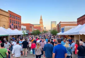 Community gathering in Lexington, Kentucky