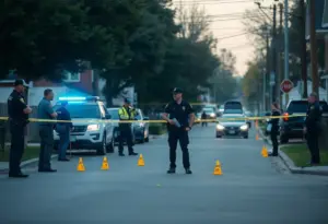 Police investigating a shooting in Lexington community