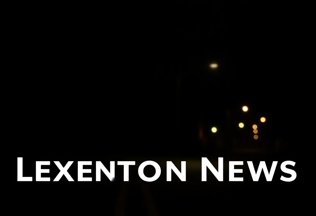 Dark street scene in Lexington, Kentucky, depicting a sense of fear