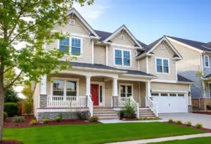 Exterior view of the St. Jude Dream Home under construction in Lexington.