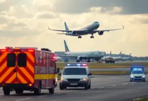 Emergency response at UPS cargo jet crash site