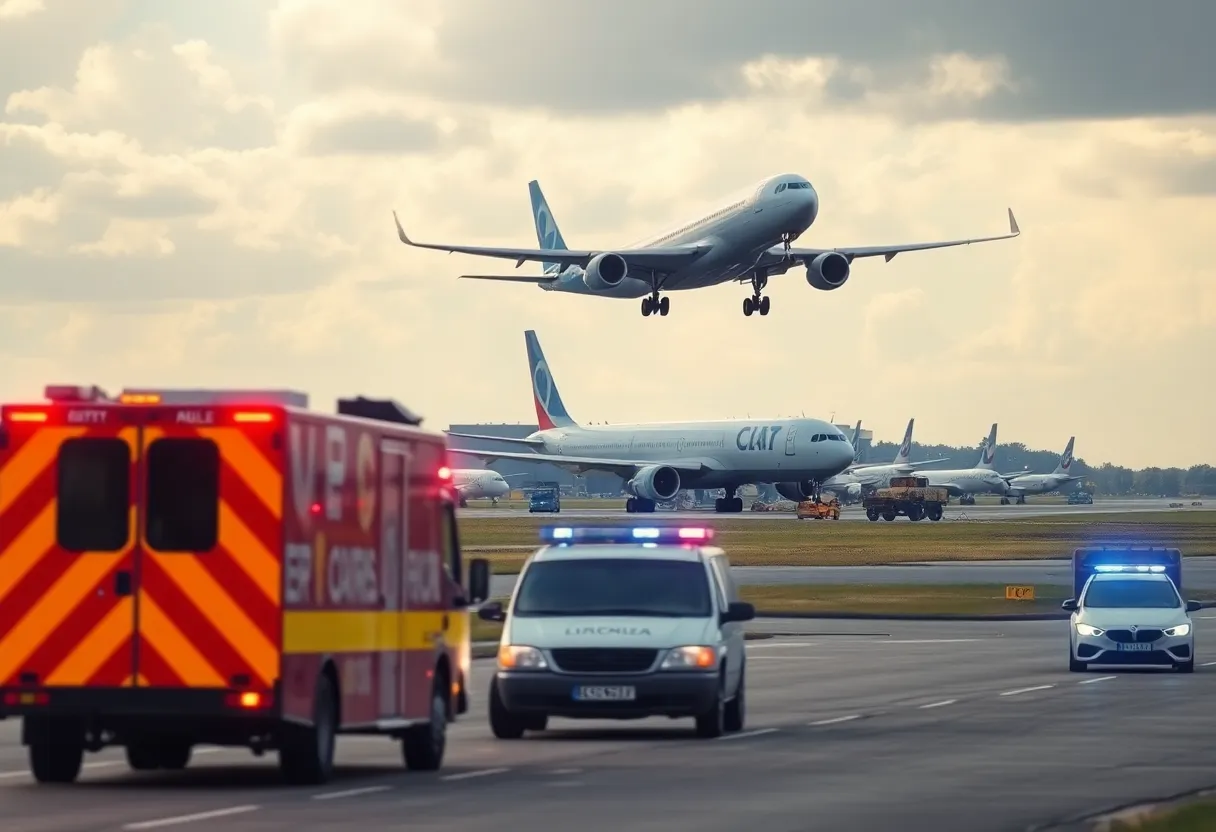 Emergency response at UPS cargo jet crash site