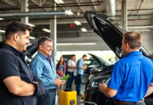Valvoline Instant Oil Change providing services to customers