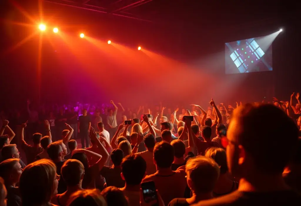 Crowd enjoying Anne Wilson's performance at Winter Jam 2026