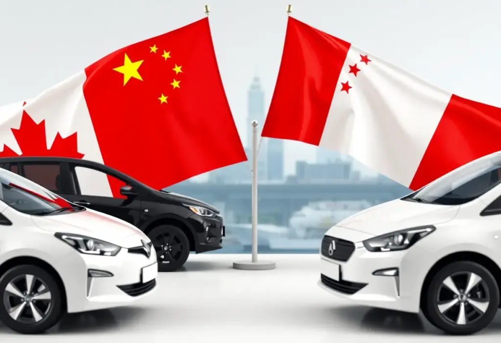 Symbolic illustration of Canada China trade relations