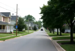 Neighborhood in Lexington, Kentucky