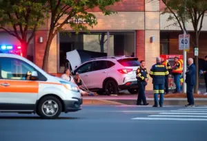Vehicle crashed into GLO Orthodontics building in Georgetown Kentucky