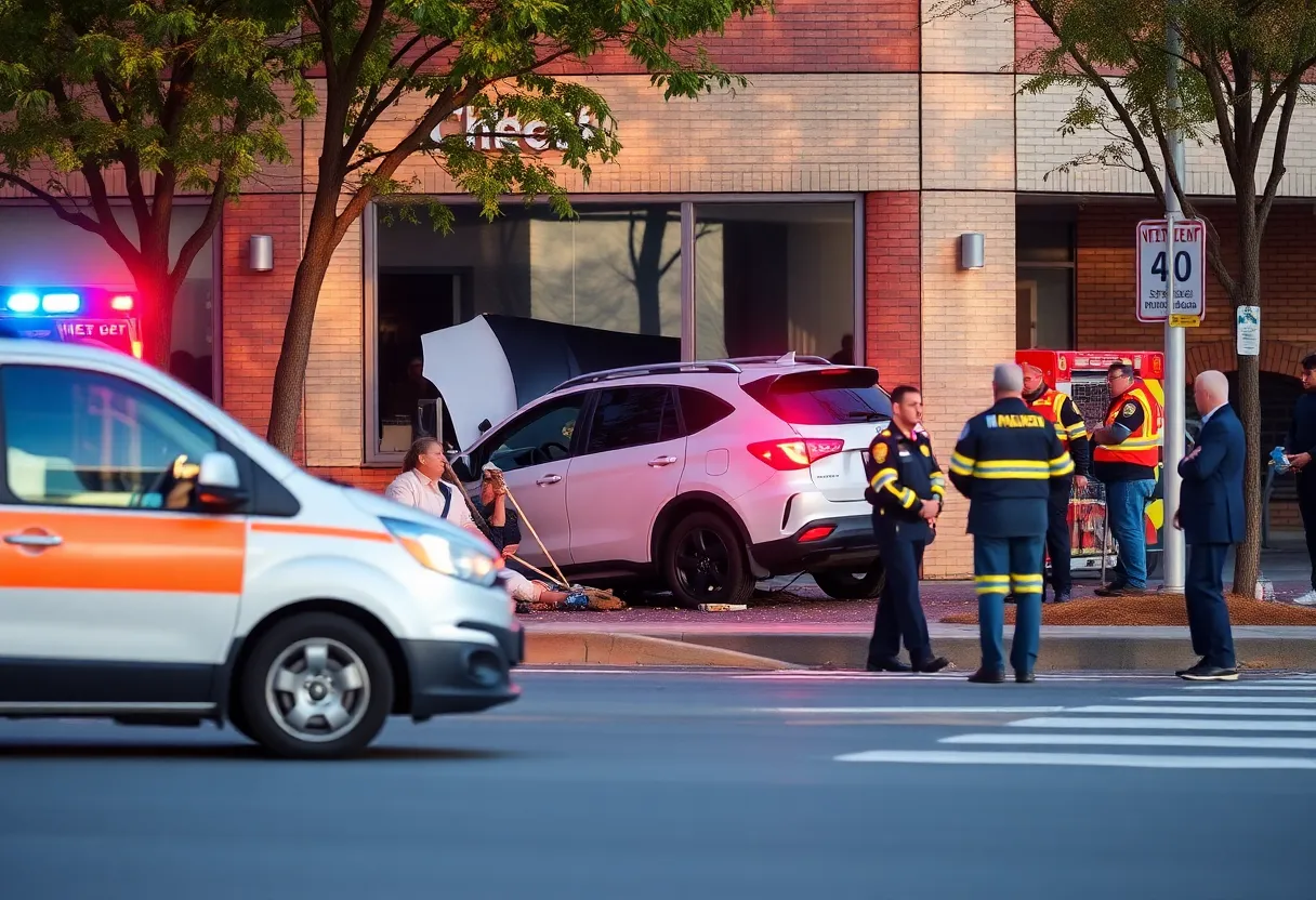 Vehicle crashed into GLO Orthodontics building in Georgetown Kentucky