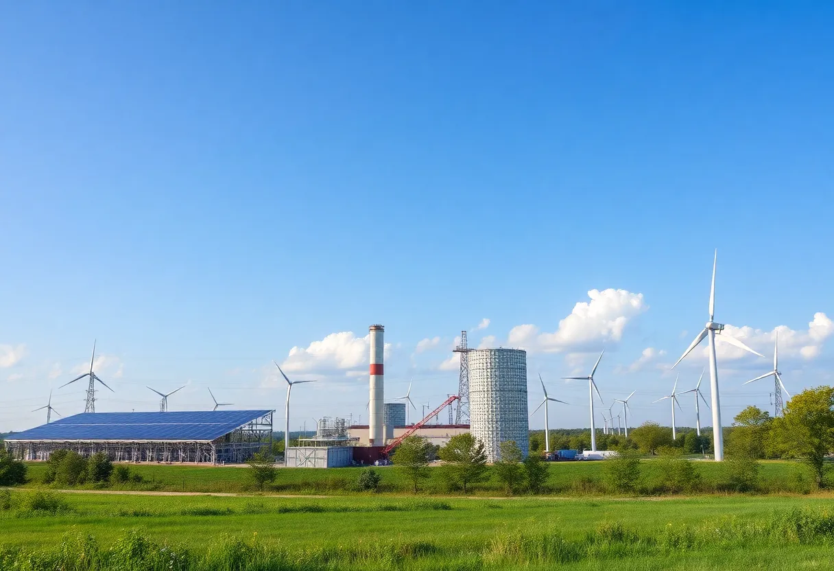 Lexington, Kentucky energy infrastructure showcasing innovation in energy production.