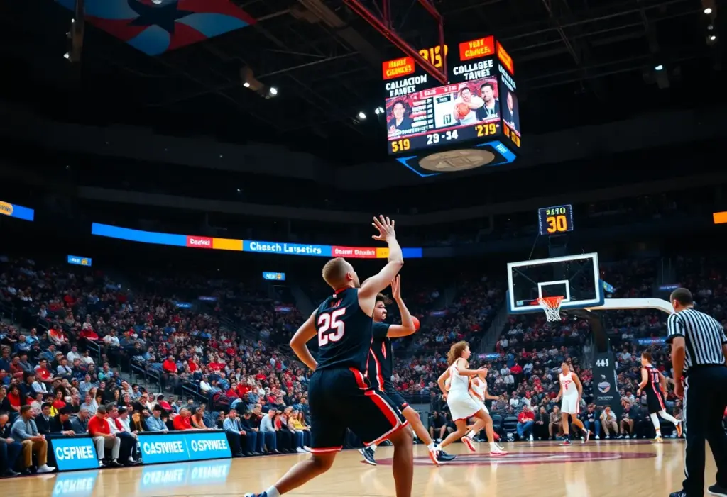 Kentucky Wildcats basketball game action in Rupp Arena