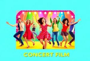 Poster for KIDZ BOP LIVE concert movie featuring children dancing and singing.
