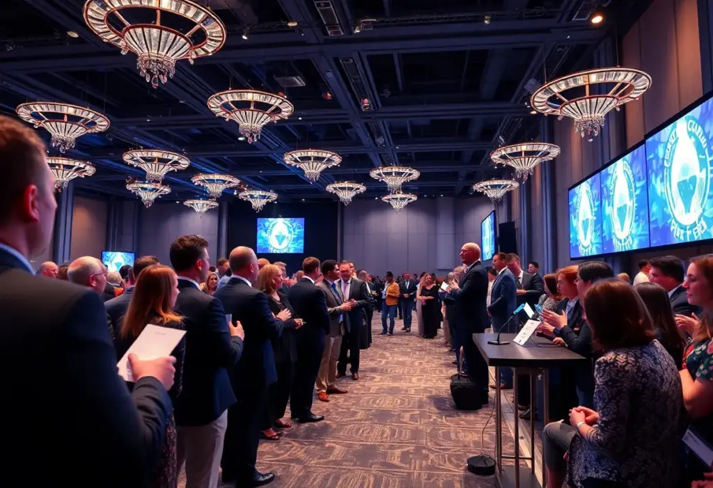 Award ceremony for journalism excellence