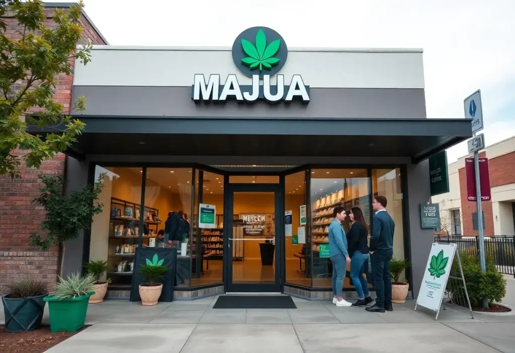 Exterior view of Kentucky Alternative Care medical marijuana dispensary
