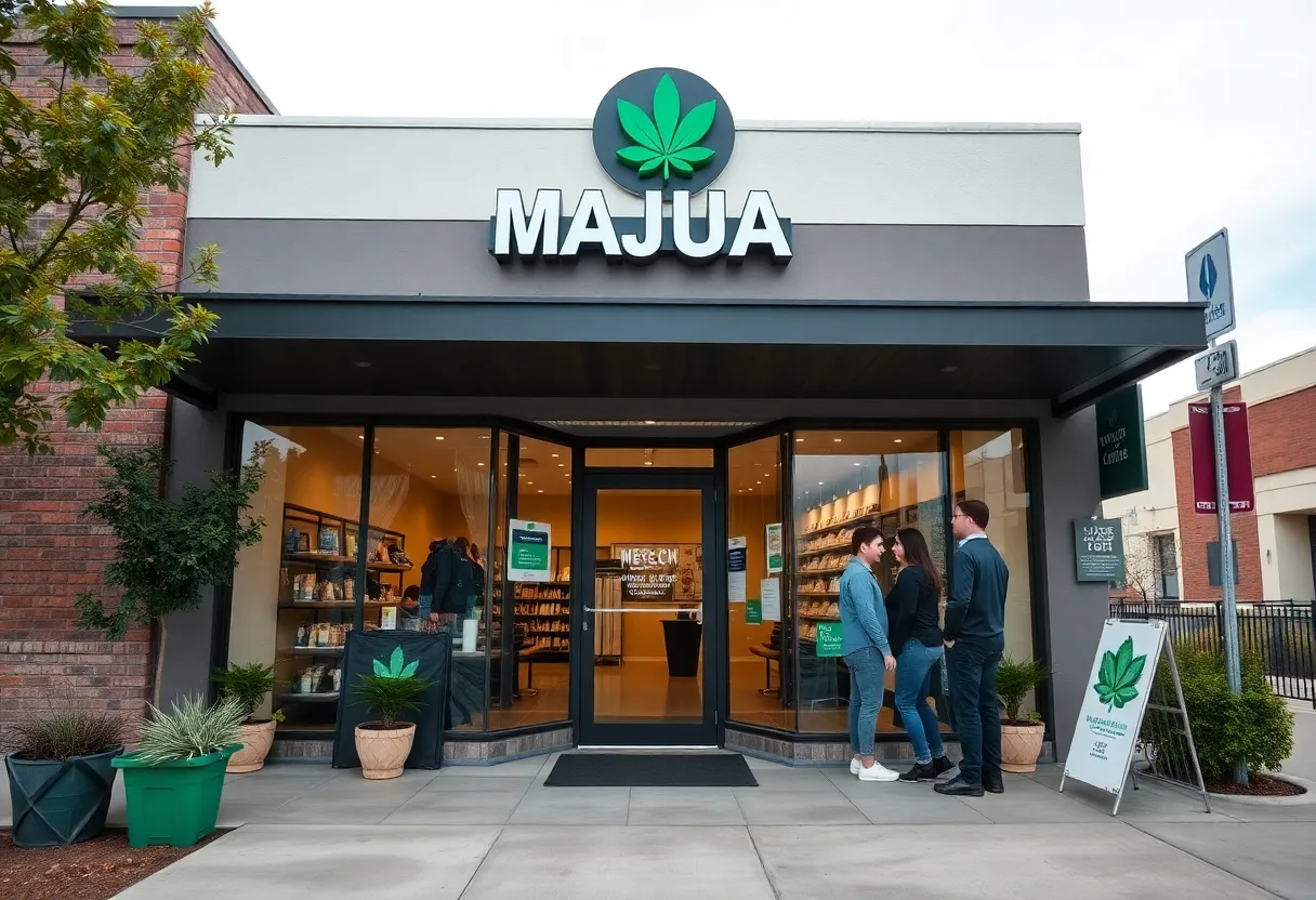 Exterior view of Kentucky Alternative Care medical marijuana dispensary