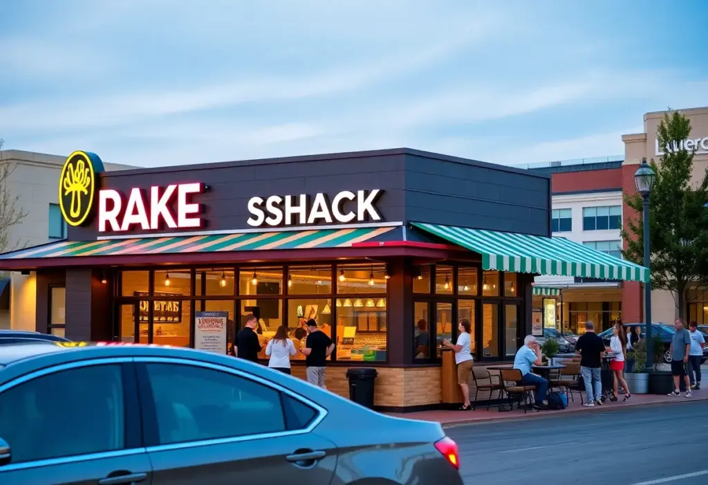 Rendering of Shake Shack restaurant at Oxmoor Center in Louisville