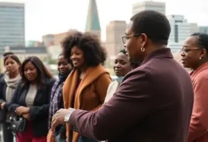 Community panel discussion on voting rights restoration in Lexington, KY.