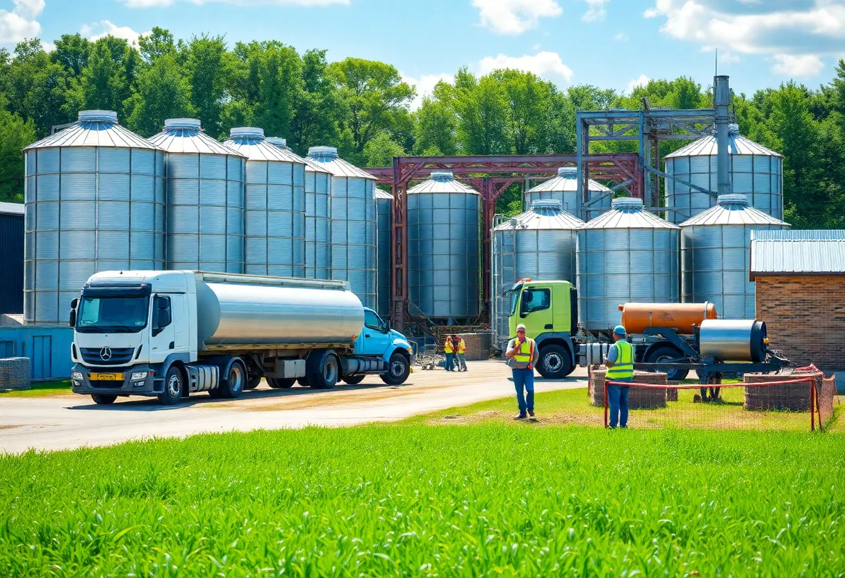 Exterior view of Akralos Animal Nutrition facility in Lexington, KY