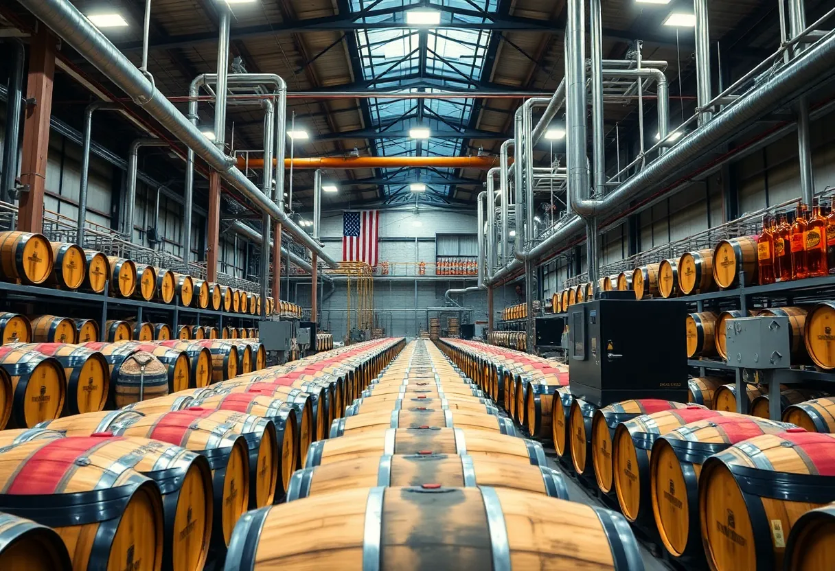 Bourbon blending and bottling facility of Barrell Craft Spirits