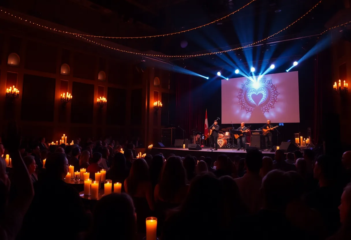 Candlelight concert showcasing live music and ambiance