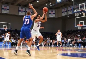Kentucky Wildcats basketball team in a match against Oklahoma Sooners