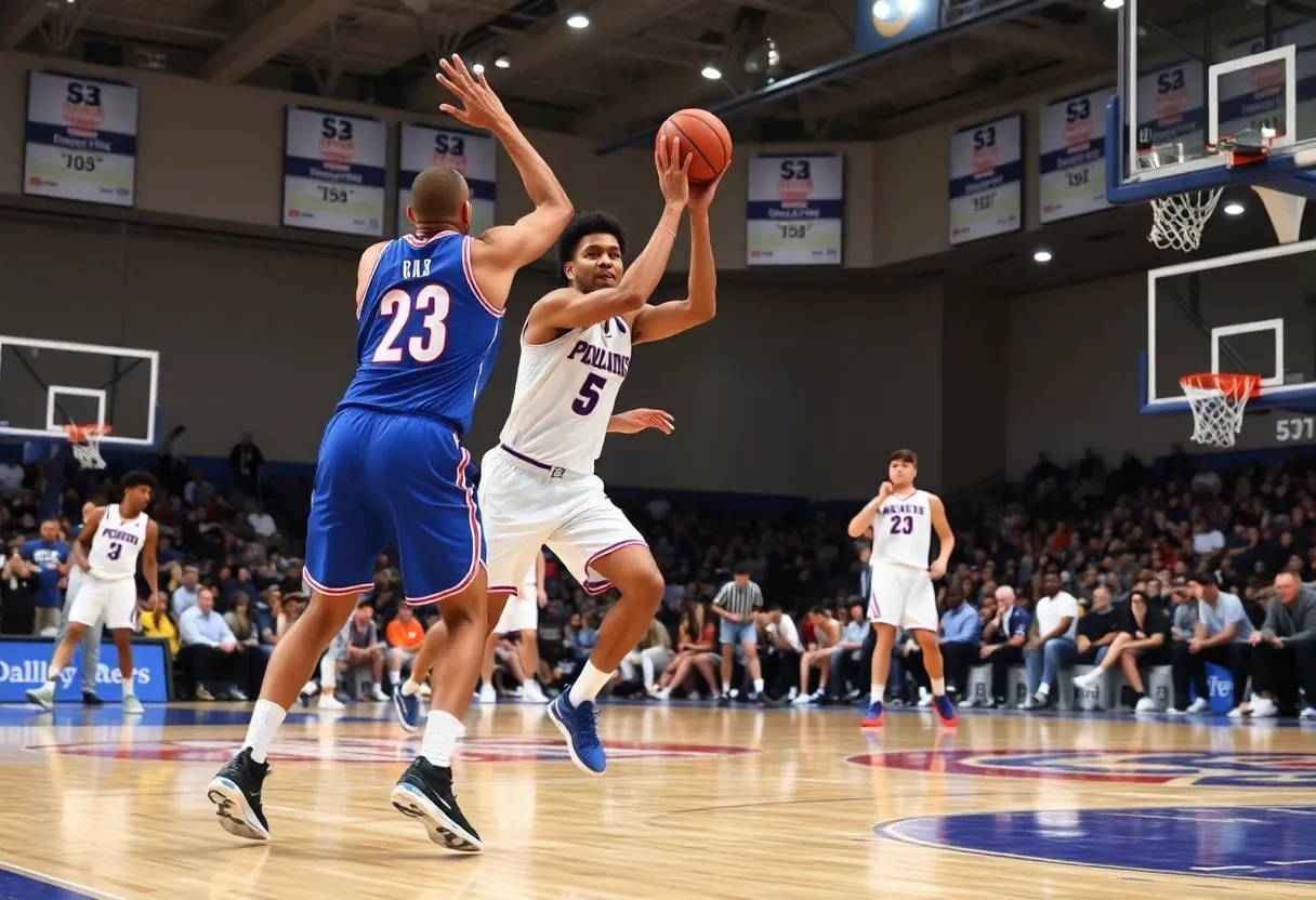 Kentucky Wildcats basketball team in a match against Oklahoma Sooners