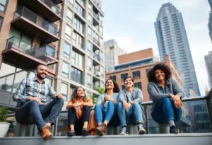 New York City apartment building symbolizing innovative rent payment options.