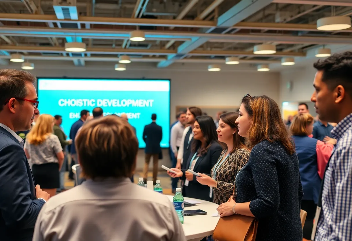 Attendees networking at the 2026 State of the EDC Event in Lexington, KY