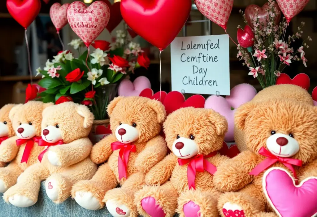 Teddy bears for sale during the Kentucky State Police Trooper Teddy Bear event.