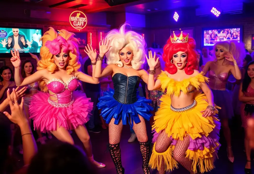 Performers at the Valentine's Day Drag Show in Lexington